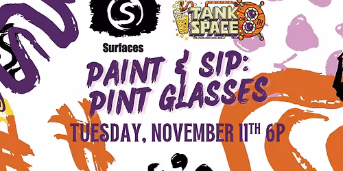 Paint & Sip: Pint Glass Painting with Surfaces