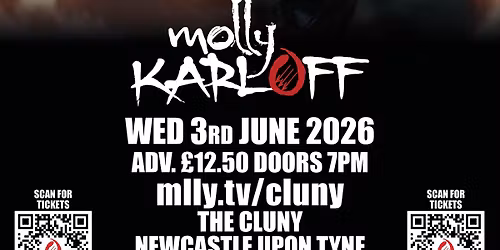 Hearts & Hand Grenades | Molly Karloff @ The Cluny 2, Newcastle-upon-Tyne