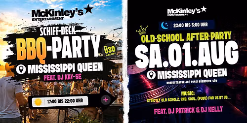 Mississippi Queen Boat BBQ Party & Old-School After Party
