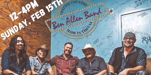 Riverwoods Ben Allen Band-Pop Up Hat Bar **Residents Only**