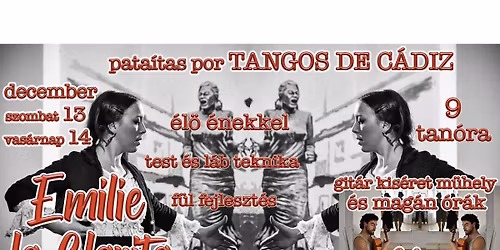 \ud83e\udda9 Emilie la Clarita kurzus Budapesten "pata\u00edtas por Tangos de C\u00e1diz"\ud83d\udc83\ud83c\udffb \u00e9l\u00f6 \u00e9nekkel \u00e9s git\u00e1rral \ud83c\udfb8