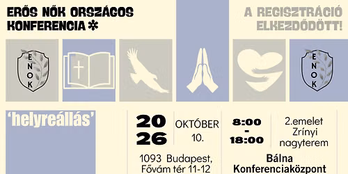 Er\u0151s N\u0151k Orsz\u00e1gos Konferencia Budapesten a B\u00e1ln\u00e1ban!