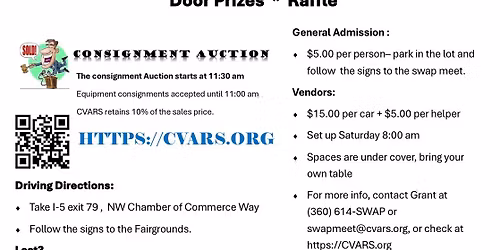 CVARS 28th Annual Ham Radio Swap Meet