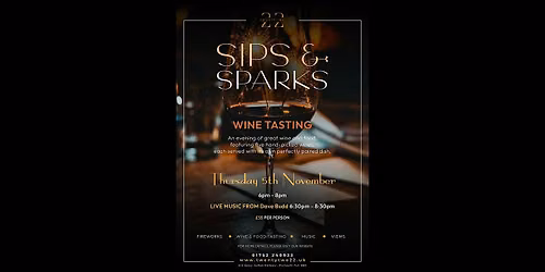 Sips and Sparks Wine Tasting