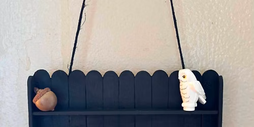 Second Saturday - Popsicle Shelf Art