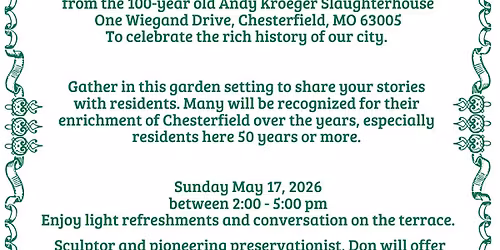 Honoring Chesterfield's Longtime Residents 