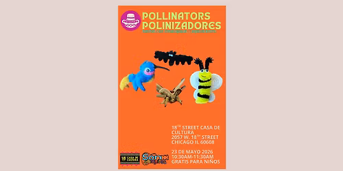 ArteSana - Polinizadores hechos con limpiapipas | Pollinators