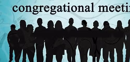Annual Meeting of the Congregation: Budget Approval