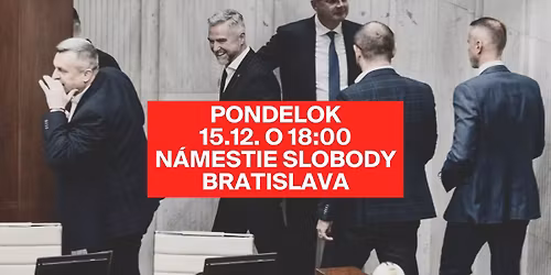 Toto nie je protest. Toto s\u00fa \u013eudia, ktor\u00ed s\u00fa nahnevan\u00ed