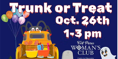Trunk or Treat October 26, 2025