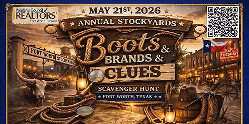 Annual Scavenger Hunt- Boots, Brands & Clues