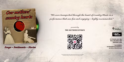 Our mothers' country hearts - Adelaide Fringe