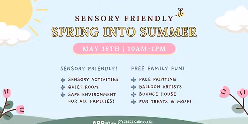 Sensory Friendly Spring into Summer