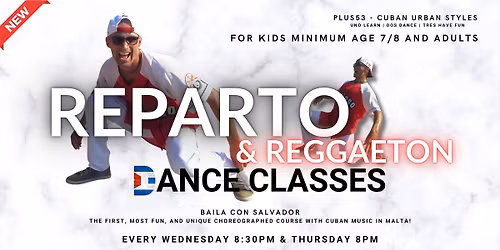 Reparto & Reggaeton Dance Classes | Malta