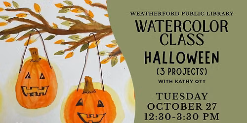 Watercolor Class - Halloween