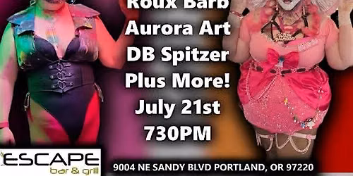The Cosmic Unicorn Art Carnival "Sapphic Summer" Show At Escape Bar & Grill