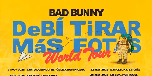 Bad Bunny Madrid Tickets