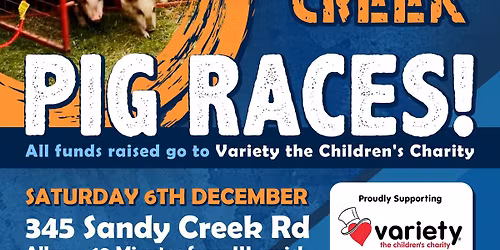 🐽 The Famous Sandy Creek Pig Races 🐽 