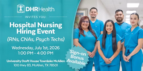 Hospital Nursing Hiring Event