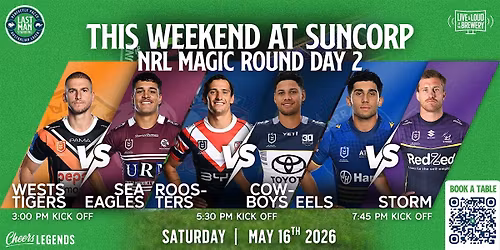 NRL Magic Round Day 2: Pre-Game Pints @ Last Man Standing
