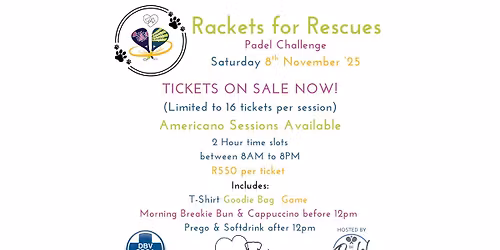 RACKETS FOR RESCUES - PADEL CHALLENGE