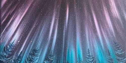 Evergreen Aurora Glow Ages 12+ Oil Class