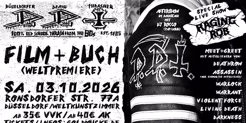 DDT FILM + BUCH + Live Show: RAGING ROB \u2013 Weltpremiere