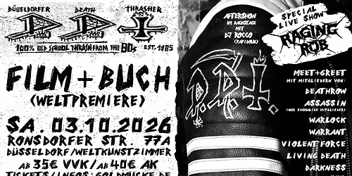 DDT FILM + BUCH + Live Show: RAGING ROB \u2013 Weltpremiere