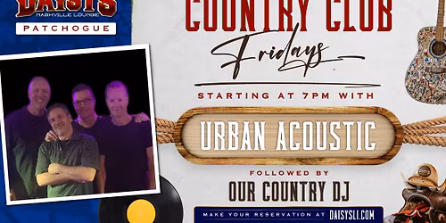 Country Club Fridays \u2013 Urban Acoustic LIVE