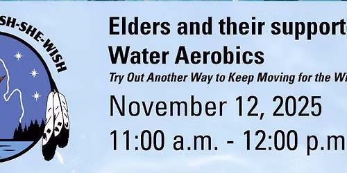 Elders and their supporters Water Aerobics