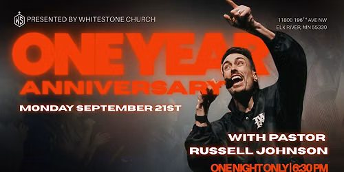 Pastor Russell B. Johnson at WhiteStone Church!