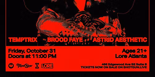 Club de Vampiros presents... Halloween w\/ Meldamor (LIVE), Temptrix, Brood Faye, & Astrid Aesthetic