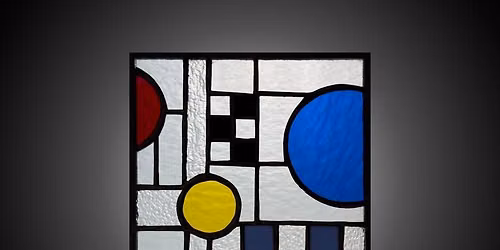 Leaded Glass Class Frank Lloyd Wright Panel NEW design!
