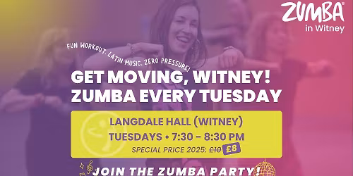 Zumba Tuesdays in Witney \ud83e\udd73