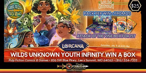 Lorcana Wilds Unknown Youth Infinity Win A Box Tournament