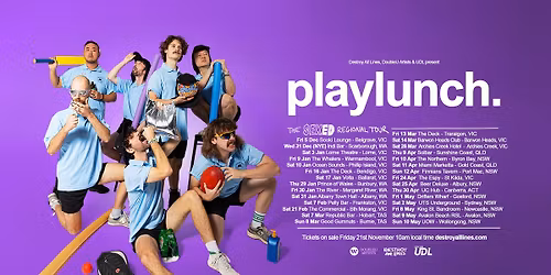 Playlunch | Hobart  | The Sex Ed Regional Tour | Republic Bar