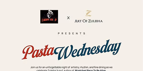 Pasta Wednesday: Wretched Race To Be Alive