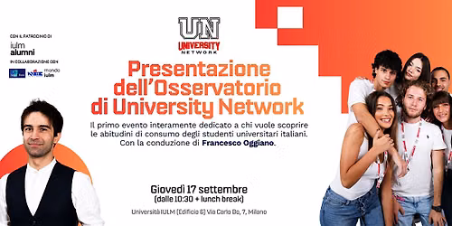 Presentazione Osservatorio Universitario
