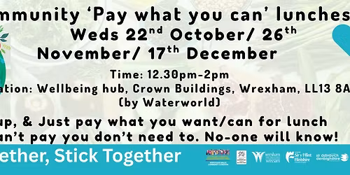 Community 'Pay as you Can' Lunch