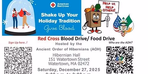 Red Cross Blood Drive \/ Community Food Drive