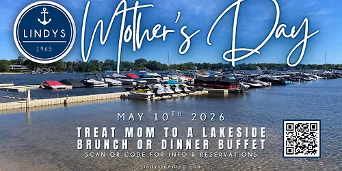 Mother's Day Lakeside Brunch & Dinner Buffet at Lindy's \ud83c\udf38 Reserve Your Spot Today