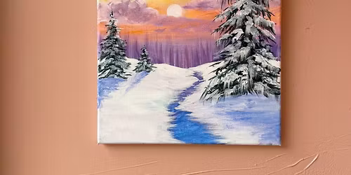 Winter Sunset Paint Class