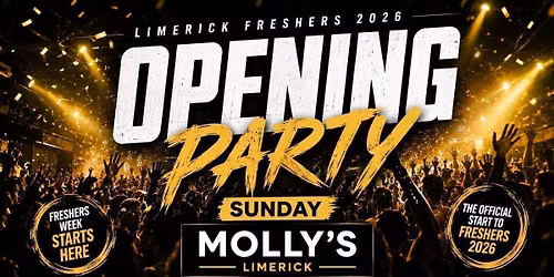 Limerick Freshers Opening Party 2026