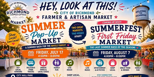 \u2600\ufe0f Pop-Up Summer Market