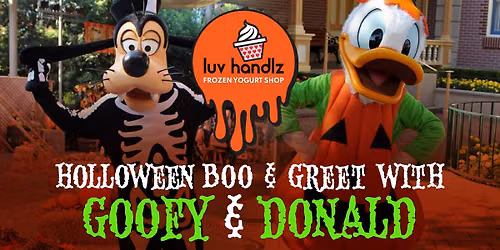 \ud83c\udf83\ud83e\udd86 Boo & Greet Series with Donald & Goofy \ud83d\udc36\ud83d\udc7b