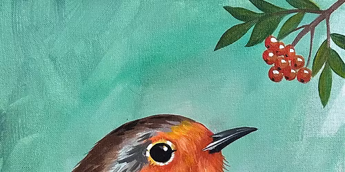 \u2764\ufe0f Robin Sip & Paint Event in Sutton Coldfield @ The Horse & Jockey \ud83c\udfa8 No experience required!