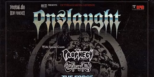 ONSLAUGHT (UK) - \u201eThe Force From Hell\u201c EU Tour 2026