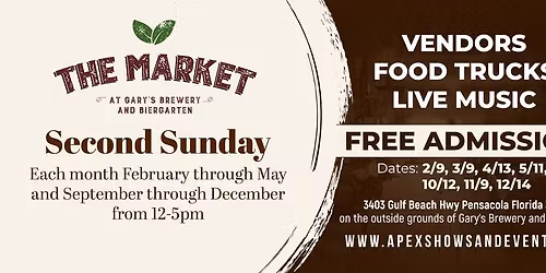 2nd Sunday Market in the Biergarten