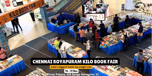 Chennai Royapuram Kilo Bookfair | India's biggest book by weight sale