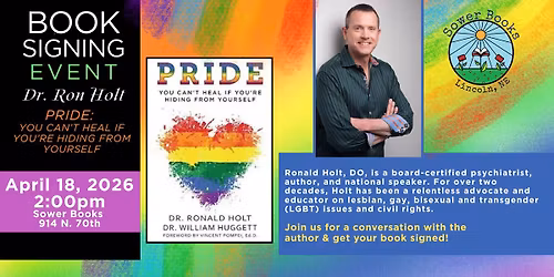 Book Signing with Dr. Ron Holt - Pride